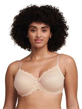 Chantelle Rive Gauche Full Coverage Unlined Bra cappuccino lace c32810